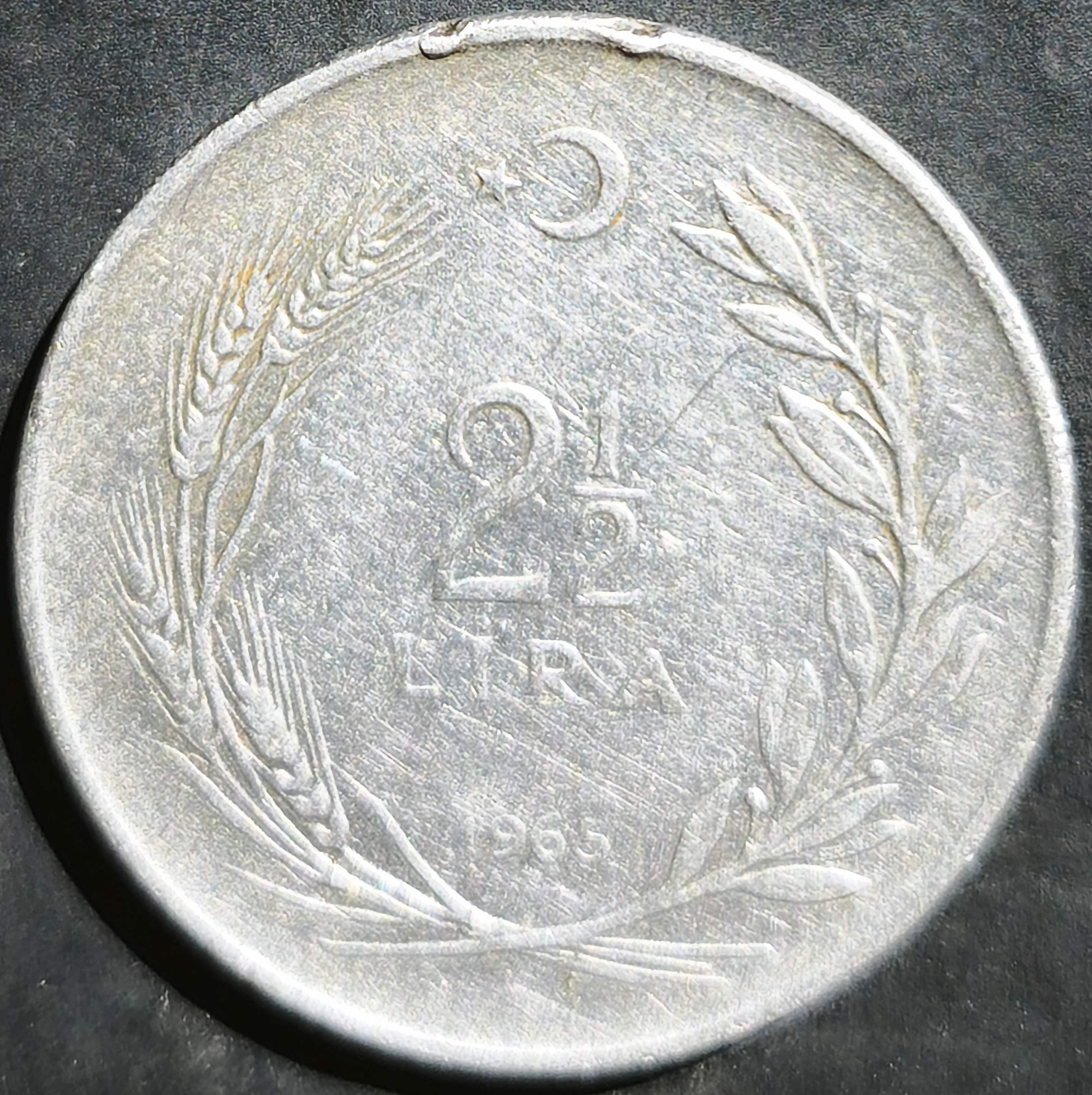 Turkey 2.5 Lira 1960~1968