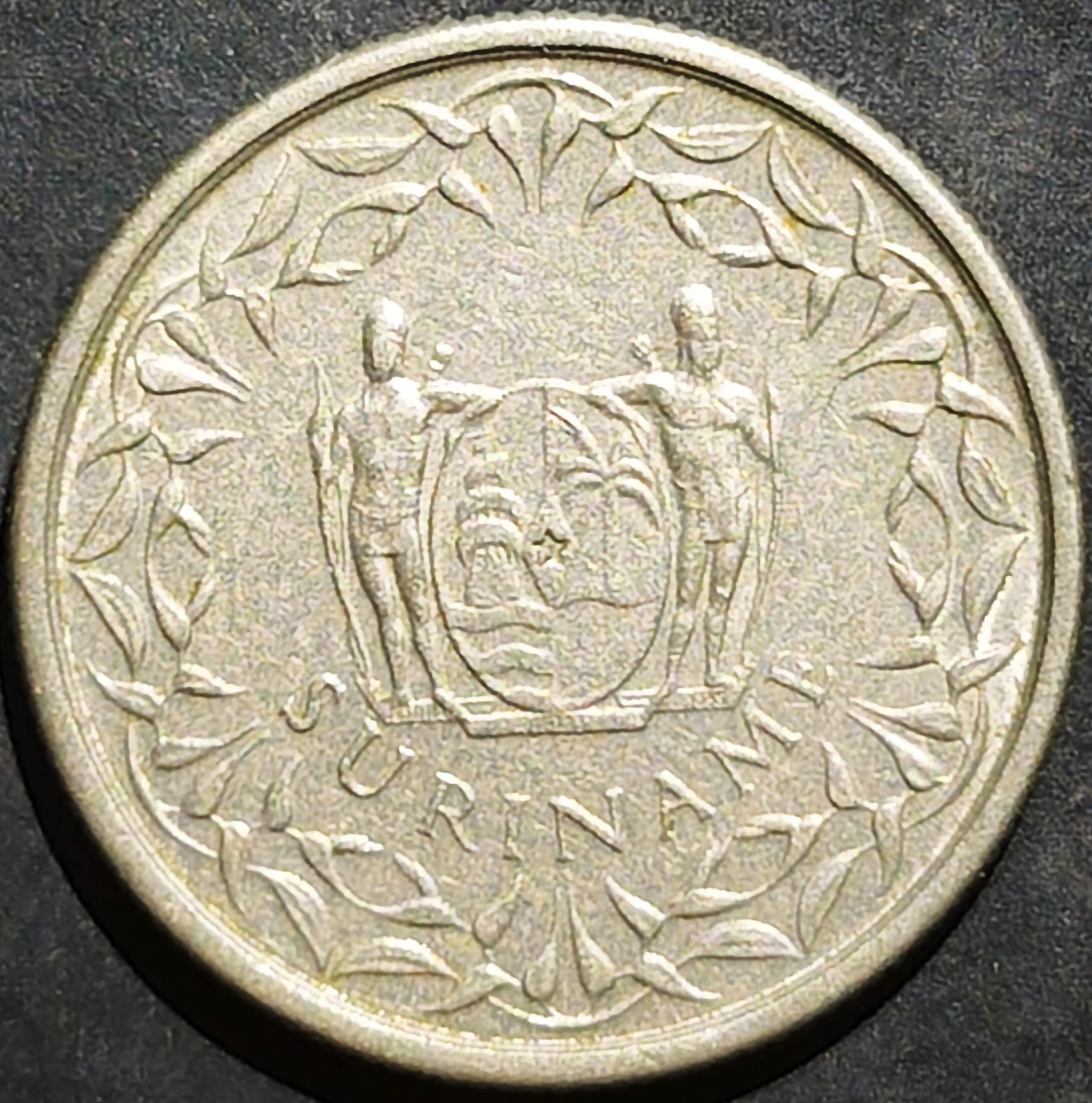 Suriname 25 Cents 1986