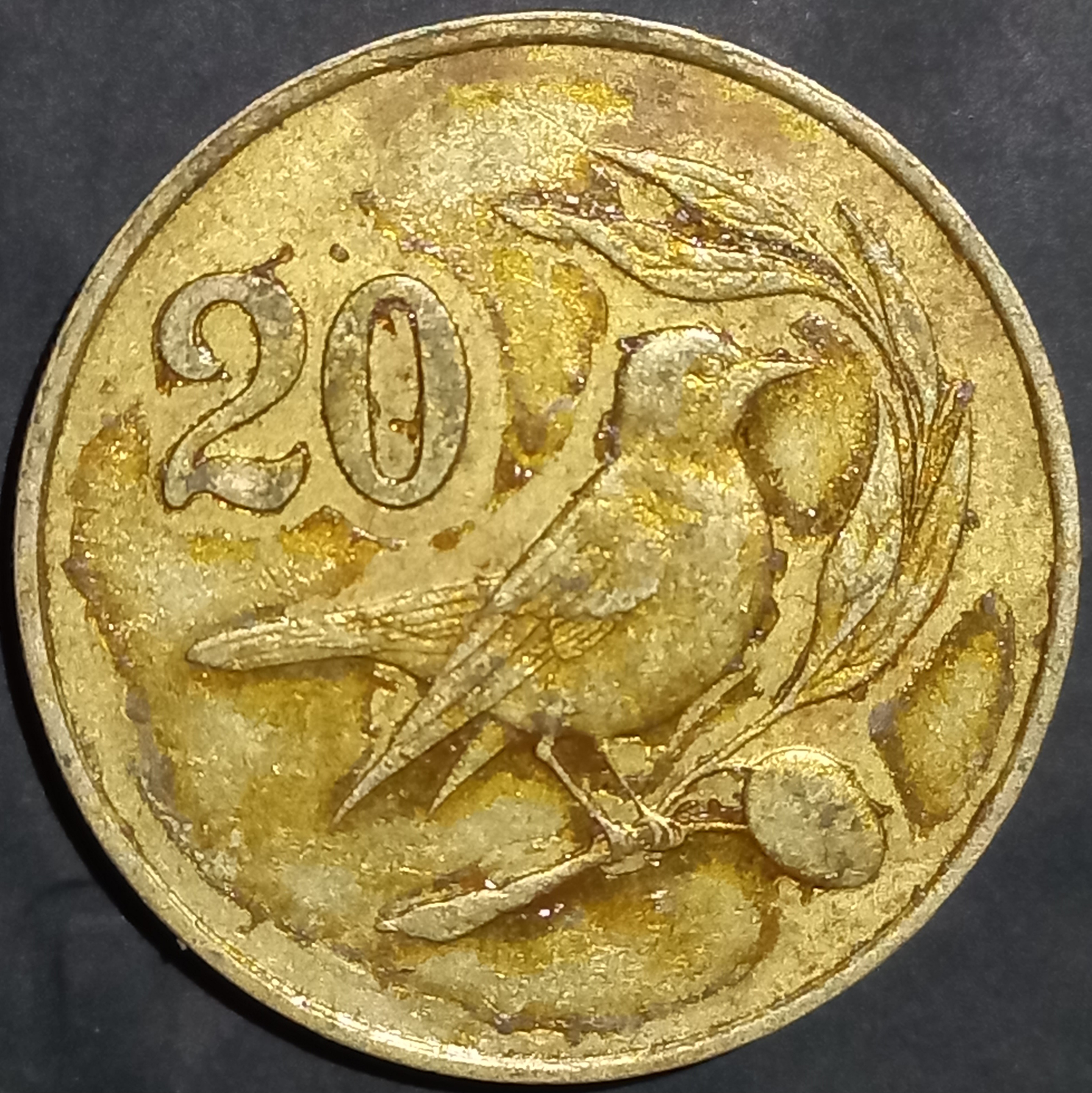Cyprus 20 Cents 1983