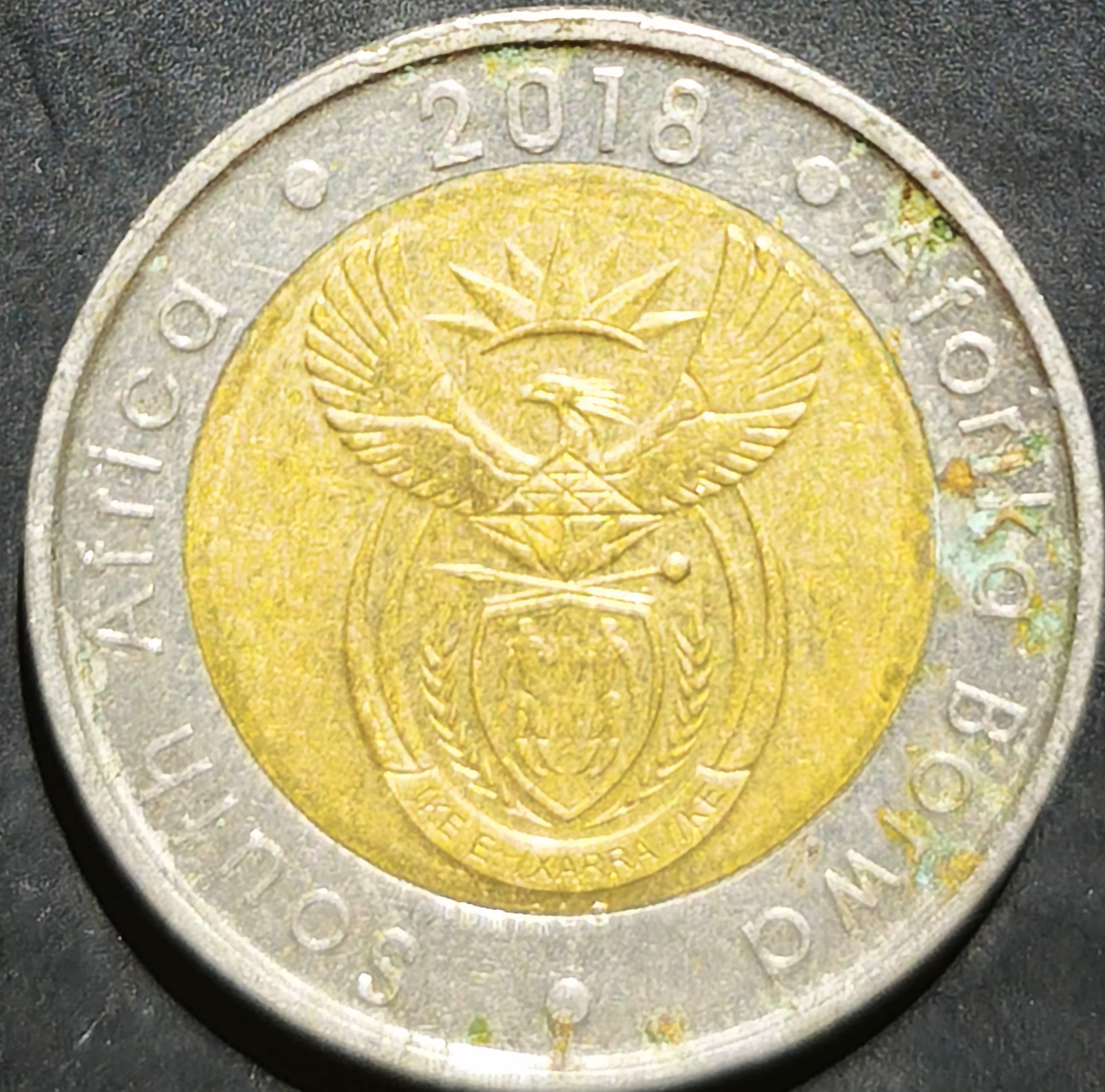 South Africa 5 Rand 2018 Mandela