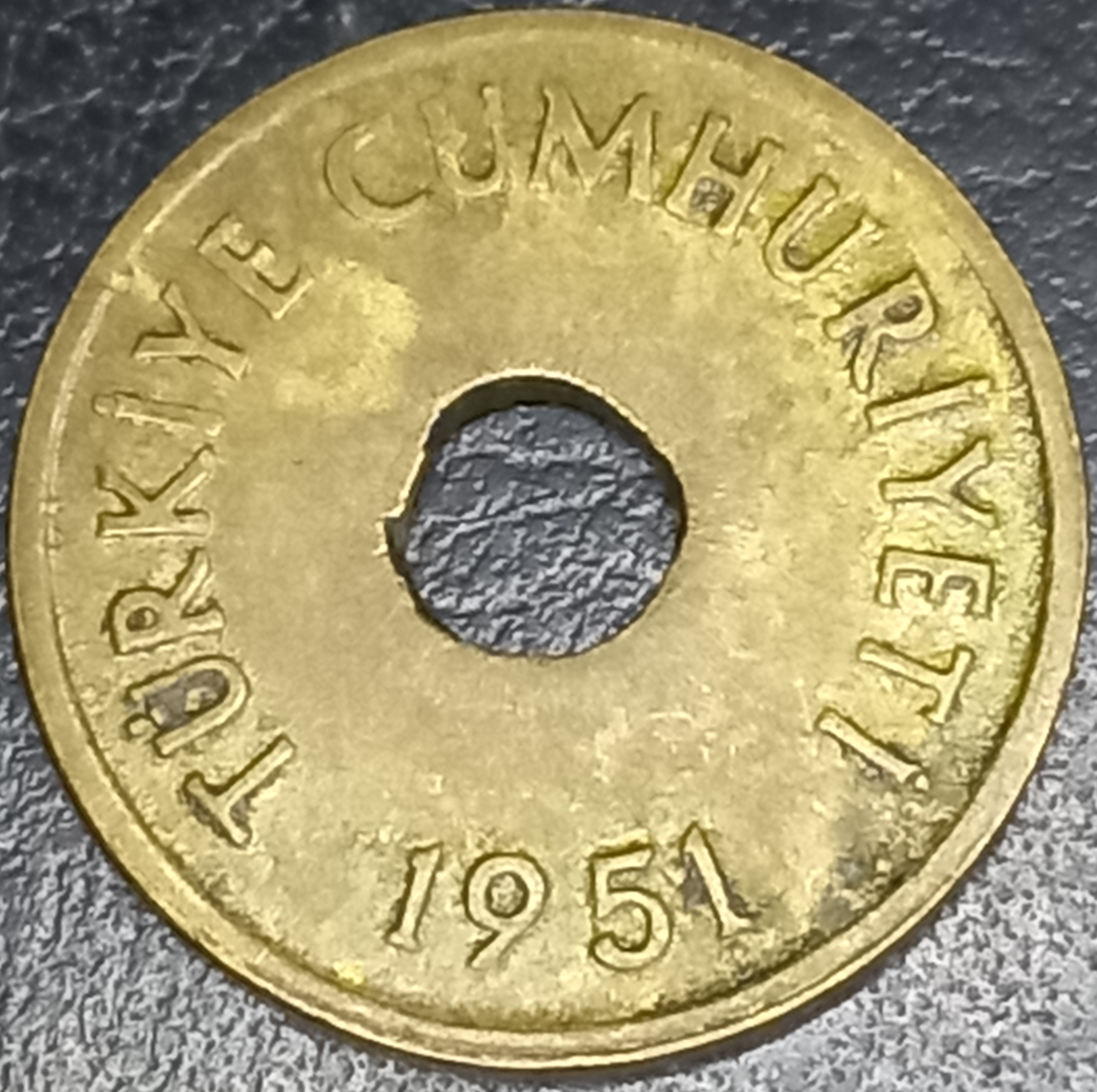 Turkey 1 Kuruş 1947~1951
