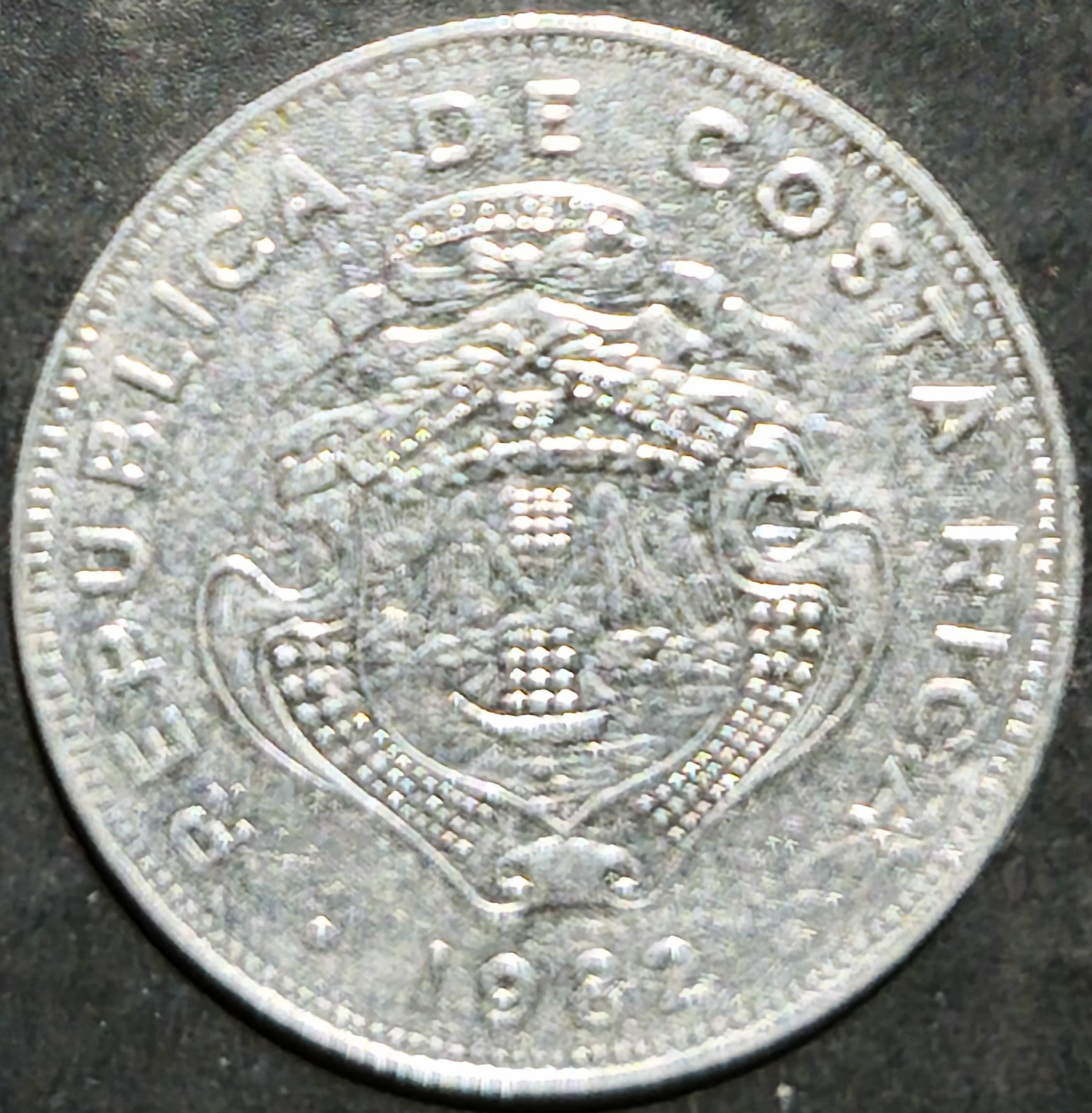 Costa Rica 50 Centimos 1982~1990