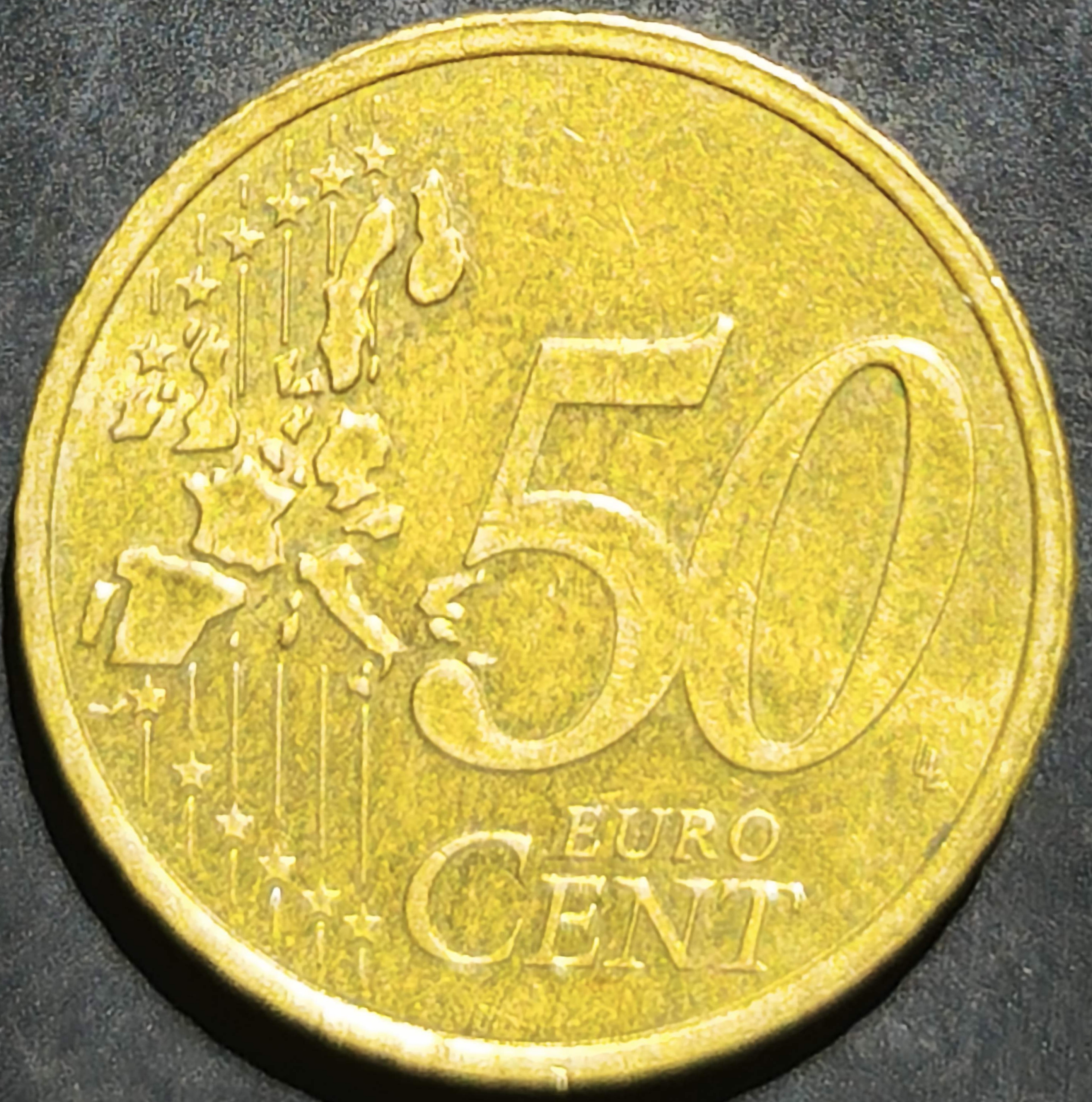 Luxembourg 50 Euro Cents 2003~2004