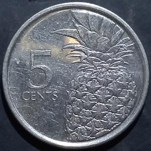 Bahamas 5 Cents 2015~2016