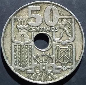 Spain 50 Centimos 1949~1965