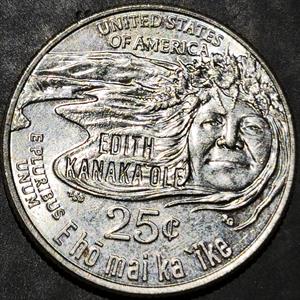 USA ¼ Dollar 2023 D Edith Kanakaʻole