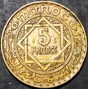 Morocco 5 Francs 1946