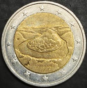Germany 2 Euros 2025 J Saarland, Meandering River
