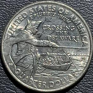 USA ¼ Dollar 2021 D Crossing the Delaware