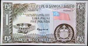 Samoa 5 Pounds 1963~2020