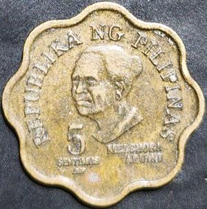 Philippines 5 Sentimos 1979~1982