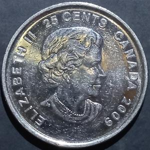 Canada 25 Cents 2009 Cindy Klassen