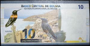 Bolivia 10 Boliviano 2019~2025