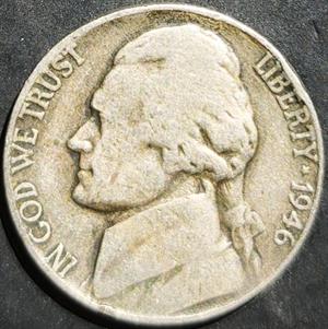 USA 5 Cents 1946