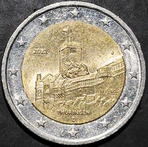 Germany 2 Euros 2022 J Thuringia