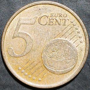 Portugal 5 Euro Cents 2002~2026