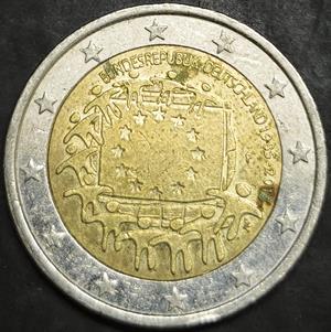 Germany 2 Euros 2015 F 30 Years of EU
