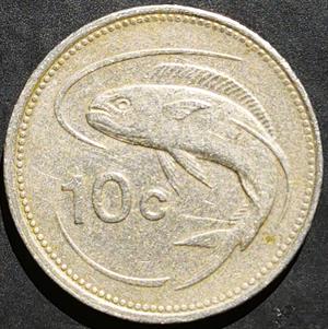 Malta 10 Cents 1991~2005