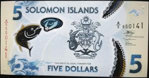 Solomon Islands 5 Dollars 2019~2022