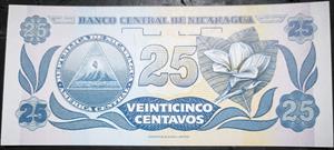 Nicaragua 25 Centavos 1991