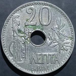 Greece 20 Lepta 1912
