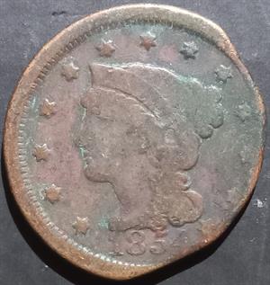 USA 1 Cent 1839~1857