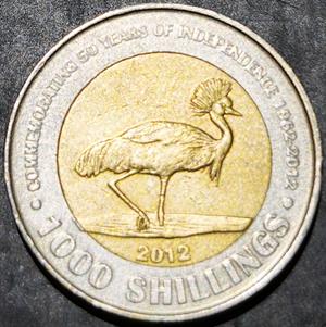 Uganda 1000 Shillings 2012