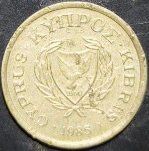 Cyprus 2 Cents 1985~1990