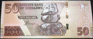 Zimbabwe 50 Dollars 2020