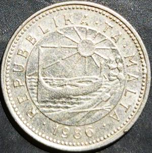 Malta 2 Cents 1986