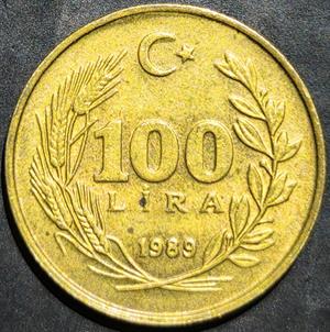 Turkey 100 Lira 1988~1994