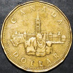 Canada 1 Dollar 1992