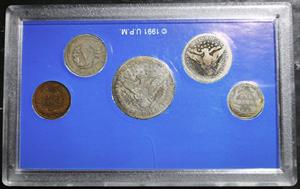 USA Silver Coins Set 1898~1914