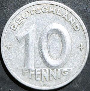 Germany 10 Pfennig 1948~1950