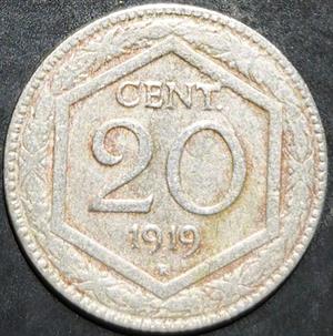Italy 20 Centesimi 1918~1920