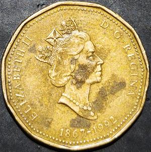 Canada 1 Dollar 1992