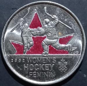 Canada 25 Cents 2009 Women's Hockey
