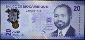 Mozambique 20 Metical New 2024