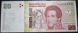 Argentina 20 Pesos 2003~2018
