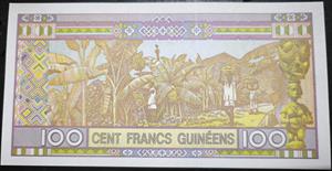 Guinea 100 Francs 2015