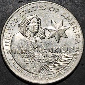 USA ¼ Dollar 2022 Wilma Mankiller