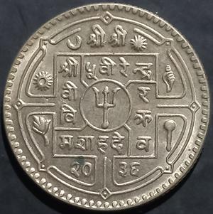 Nepal 1 Rupee 1976~1979 Virender