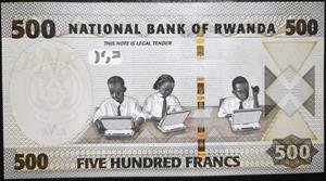 Rwanda 500 Franc 2019