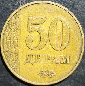 Tajikistan 50 Diram 2011