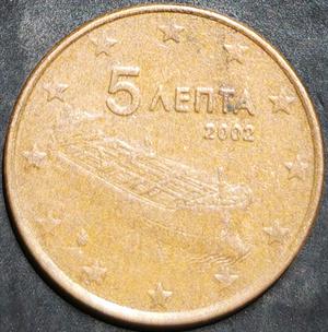 Greece 5 Euro Cents 2002~2025