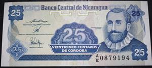 Nicaragua 25 Centavos 1991