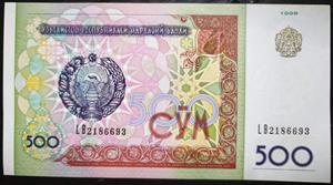 Uzbekistan 500 Soʻm 1999