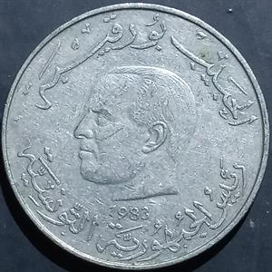 Tunisia 1 Dinar 1976~1983
