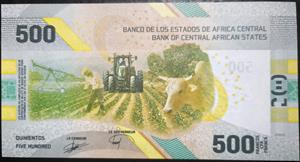 Central African States 500 CFA Franc 2022~2025