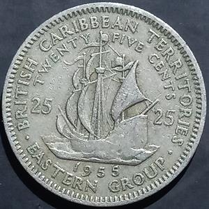 East Caribbean States 25 Cent 1955~1965